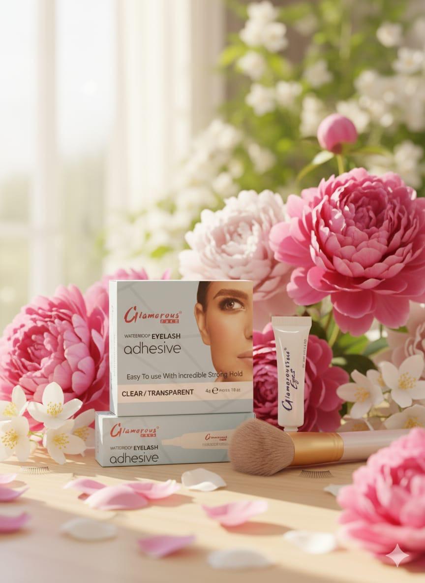 Glamorous Face Waterproof Eyelash Glue - Clear / Strong Hold Adhesive