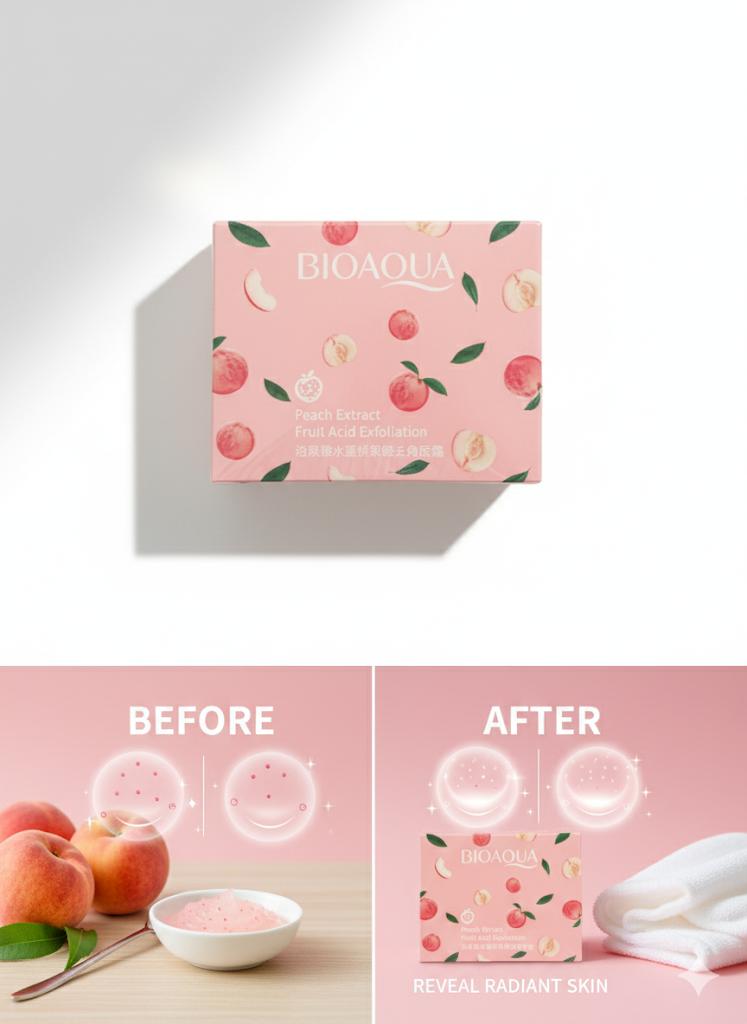 BIOAQUA Peach Fruit Acid Exfoliating Scrub